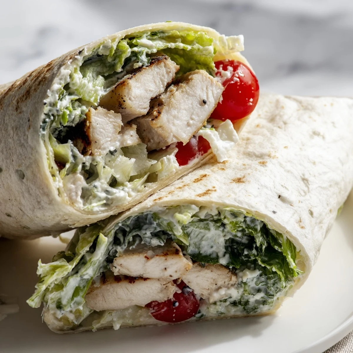 Chicken Caesar Wraps