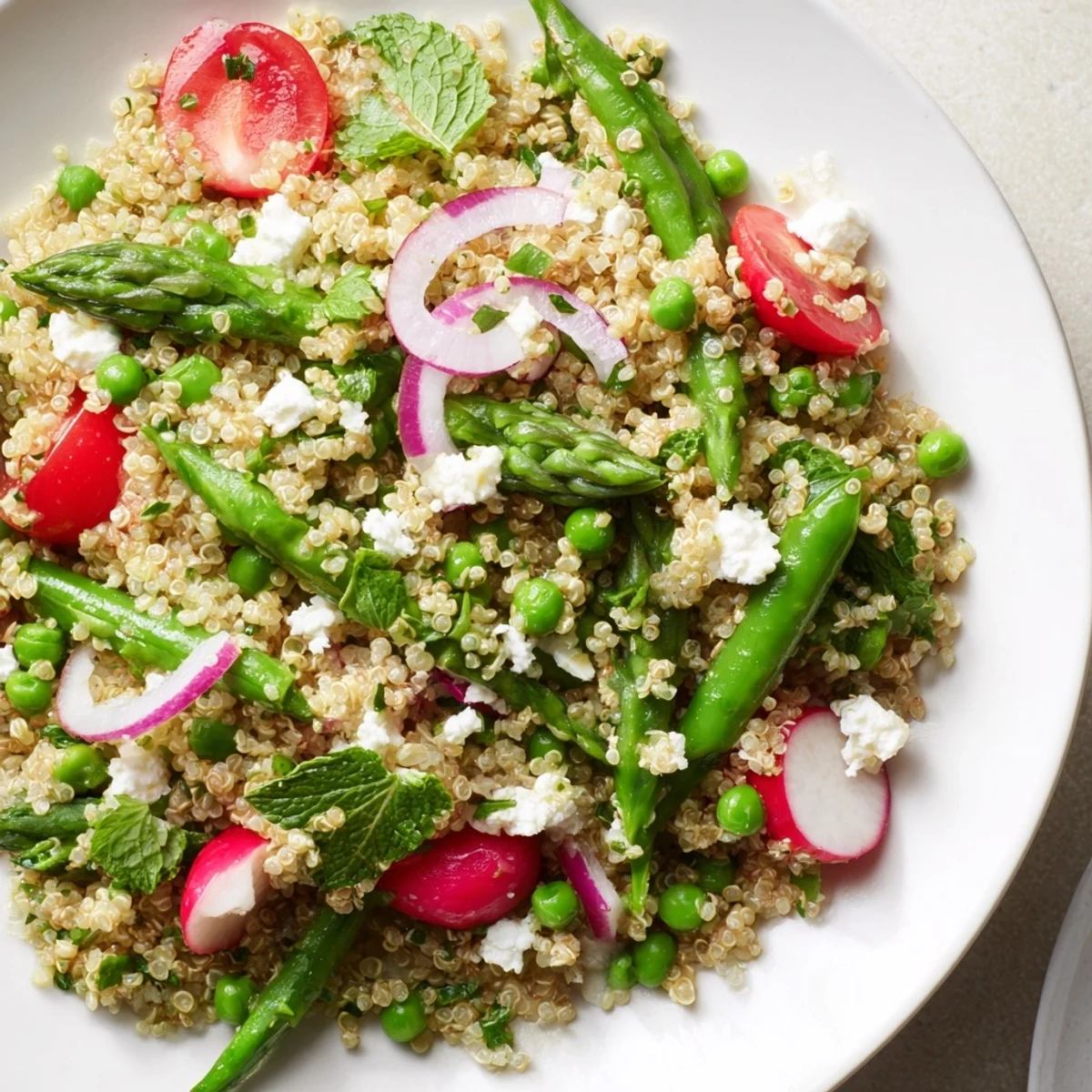 Spring Vegetable Quinoa Salad