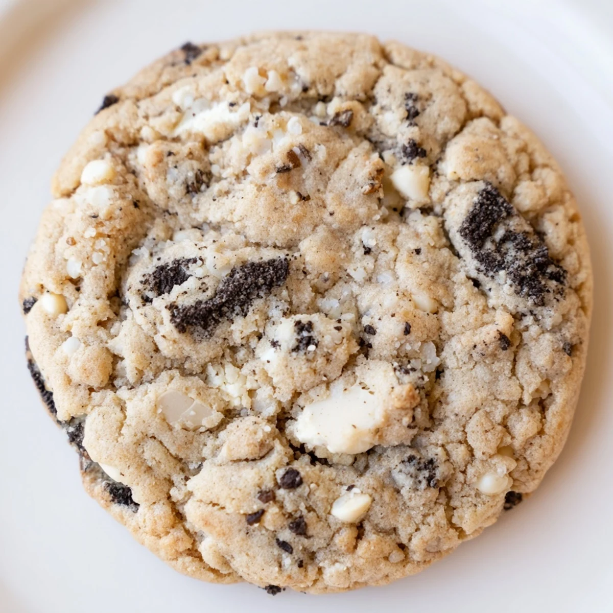 Cookies and Cream Chocolate Cookie