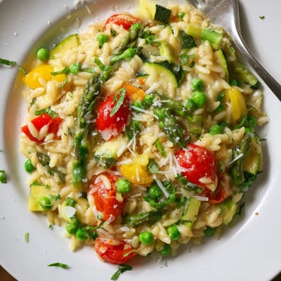 Orzo Primavera with Spring Vegetables