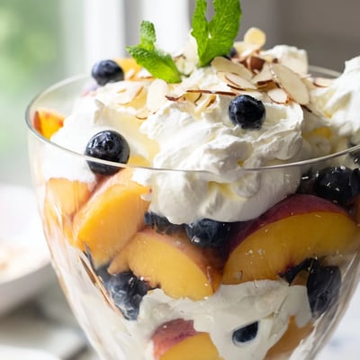 Peaches and Cream Summer Salad