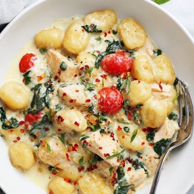 Creamy Herb Chicken Gnocchi Skillet